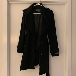 NWOT Cole Haan Belted Italian Wool Coat